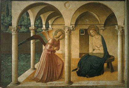 Fra Angelico : l'annonciation (Florence)