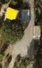 l'cole Freinet (btiment de 1935 color en jaune), vue satellite Google Earth - cliquer pour agrandir l'image !