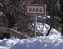 j'entre dans le village de Gars (Alpes Maritimes) en provenance de Castellane (Hautes Alpes) le 12 fvrier 2009 vers midi - cliquer pour agrandir l'image !